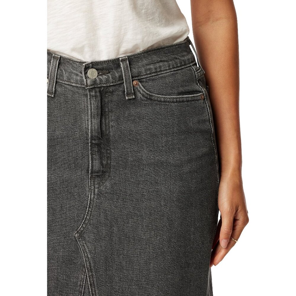 New Women's Levi's Strauss Signature Denim MAXI Skirt Rising Star Charcoal Wash - Picture 5 of 5